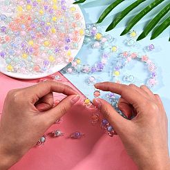 Transparent Acrylic Beads&nbsp;TACR-SZ0001-04
