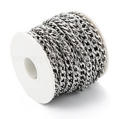 Tarnish Resistant 304 Stainless Steel Twisted Chains&nbsp;CHS-O011-01P