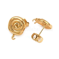 304 Stainless Steel Stud Earring Findings&nbsp;EJEW-I320-01G