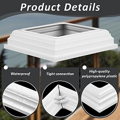 15Pcs PVC Guardrail Foot Cover&nbsp;FIND-WA0001-03