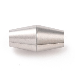 Tarnish Resistant 304 Stainless Steel Magnetic Clasps with Glue-in Ends&nbsp;STAS-K006-05C-4mm
