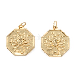 Brass Pendants&nbsp;KK-P204-06G