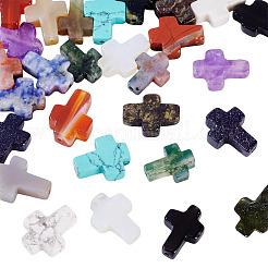 28Pcs 14 Styles Mixed Gemstone Beads&nbsp;G-TA0002-84