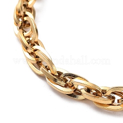 Ion Plating(IP) 304 Stainless Steel Chain Necklaces&nbsp;NJEW-Q335-11G
