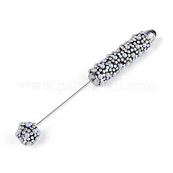 ABS Imitation Pearl & Polymer Clay Pave Rhinestone Touch Screen Stylus&nbsp;AJEW-T013-06M