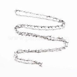 Non-Tarnish 201 Stainless Steel Dolphin & Oval Link Chains&nbsp;STAS-N092-110