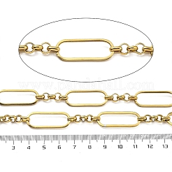 Ion Plating(IP) 304 Stainless Steel Oval Link Chains&nbsp;CHS-G039-02A-G