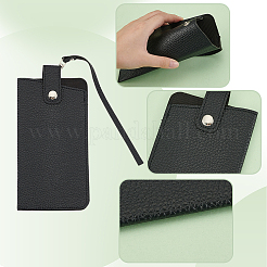 4Pcs 4 Colors Imitation Leather Glasses Storage Bags&nbsp;ABAG-AR0001-05