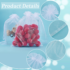 30pcs Large Organza Pouches Portable Shoes Bag Travel Storage Drawstring Bags&nbsp;OP-SP0001-03B-01