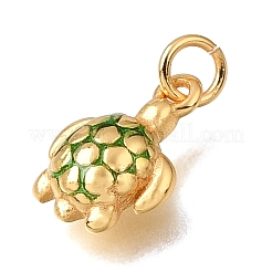 Brass Enamel Pendants&nbsp;KK-G605-24G