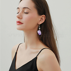 20Pcs Natural Amethyst Pendants&nbsp;G-FI0001-33