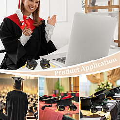 Doctorial Hat Shape Paper Gift Bags with Tassel&nbsp;CON-WH0110-025B