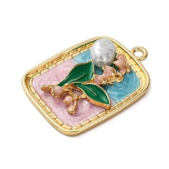 Alloy Enamel Pendants&nbsp;ENAM-B028-17KCG
