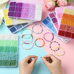 5 Colors Glass Seed Beads&nbsp;SEED-YW0002-49A