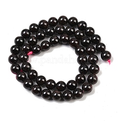 Round Natural Garnet Beads Strands&nbsp;G-D751-8mm