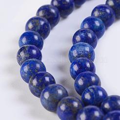 Natural Lapis Lazuli Beads Strands&nbsp;G-K254-01-6mm