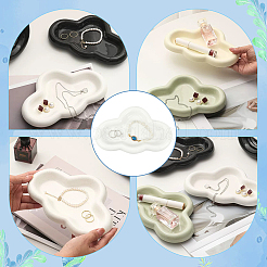 Cloud Shape Ceramic Jewelry Plate&nbsp;AJEW-WH0518-28