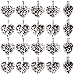 80Pcs Tibetan Style Alloy Pendants&nbsp;FIND-SP0004-61