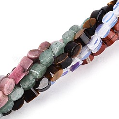 Natural & Synthetic Mixed Gemstone Beads Strands&nbsp;G-T143-33M