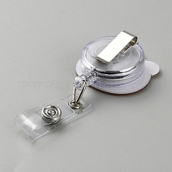 Bear Acrylic Badge Reel&nbsp;FIND-WH0152-655