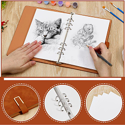 30Pcs Loose-leaf Album Pages Papers for 6-Ring Binder Scrapbook&nbsp;OFST-PH0001-09