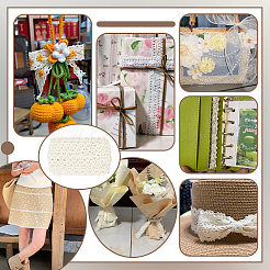 Cotton Ribbons&nbsp;SRIB-WH0011-478B