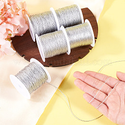 5 Rolls 5 Sizes Round PET Metallic Thread&nbsp;MCOR-TA0001-02A