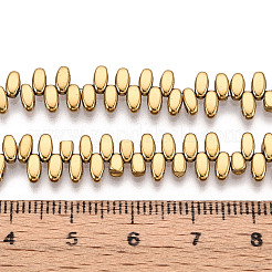 Electroplated Synthetic Non-magnetic Hematite Beads Strands&nbsp;G-T139-65B