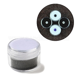 Wood Jewelry Display Case Box with 35 Mini Column Plastic Screw Top Foam Gem Jars&nbsp;CON-NH0001-04B