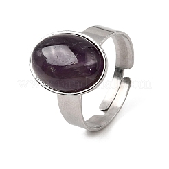 Adjustable 304 Stainless Steel Finger Rings for Women&nbsp;GG-CBA7994-04P-17