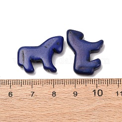 Synthetic Turquoise Dyed Horse Beads&nbsp;G-B015-M