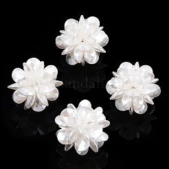 Handmade ABS Plastic Imitation Pearl Woven Beads&nbsp;FIND-N050-19-01