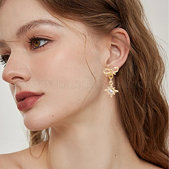 10Pcs 10 Styles Rack Plating Brass Micro Pave Clear Cubic Zirconia Pendants&nbsp;KK-SC0007-90