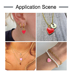 170Pcs 17 Colors Zinc Alloy Enamel Charms&nbsp;ENAM-CW0001-08
