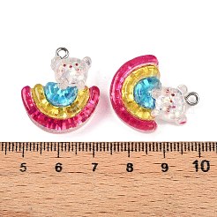 Transparent Resin Pendants&nbsp;RESI-N039-123