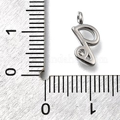 Brass Micro Pave Cubic Zirconia Pendants&nbsp;KK-B132-12P-Q