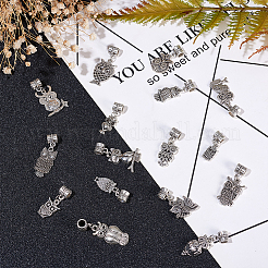 Tibetan Style Alloy European Dangle Charms&nbsp;PALLOY-PH0005-84AS