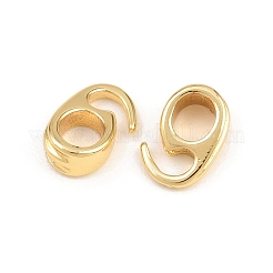 Brass Hook Clasps&nbsp;KK-H292-30G