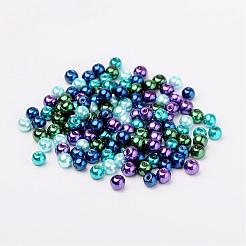 Ocean Mix Pearlized Glass Pearl Beads&nbsp;HY-X006-6mm-11
