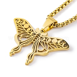 304 Stainless Steel Necklaces&nbsp;NJEW-Q338-03G
