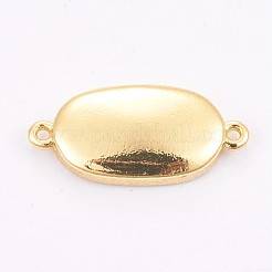 Brass Cabochon Connector Settings&nbsp;KK-F748-21G