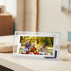 Glass Photo Frame Stand&nbsp;AJEW-WH0650-93B