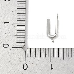 304 Stainless Steel Letter Connector Charms&nbsp;LS-STAS-M108-01P-21