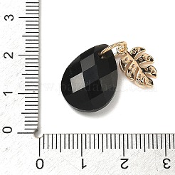 Natural Black Onyx(Dyed & Heated) Pendants&nbsp;G-K422-02KCG-01
