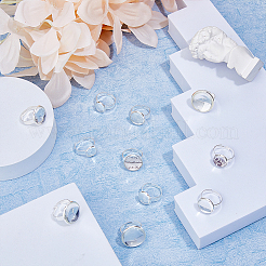 DIY Blank Dome Ring Making Kit&nbsp;STAS-FH0002-18