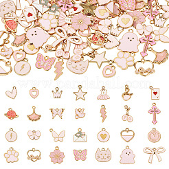 112Pcs 28 Styles Alloy Enamel Pendants&nbsp;ENAM-TA0009-08