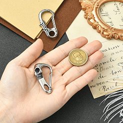 2Pcs 2 Styles 316 Surgical Stainless Steel Fittings with 304 Stainless Steel Key Ring&nbsp;FIND-CJ0005-41