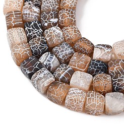 Natural Weathered Agate Beads Strands&nbsp;G-NH0038-01C