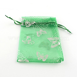 Printed Organza Bags&nbsp;X-OP-R024-9x12-M