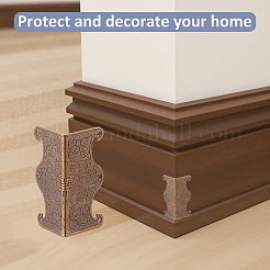 Brass Box Corner Protectors&nbsp;AJEW-WH0752-738AB
